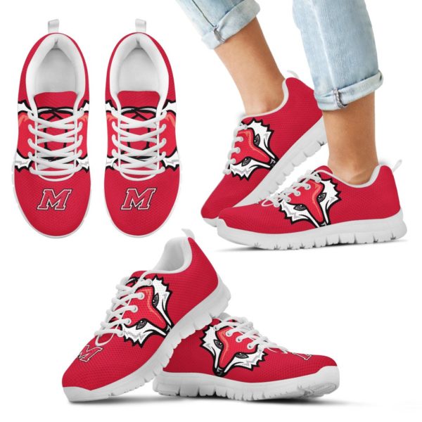 Marist Red Foxes NCAA Fan Custom Unofficial Running Shoes Sneakers Trainers - Image 6