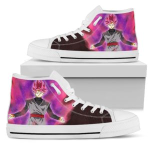 Goku Black Rose God custom canvas shoes Sneakers anime dragon ball