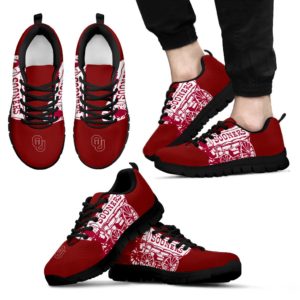 Oklahoma Sooners NCAA Fan Custom Unofficial Running Shoes Sneakers Trainers