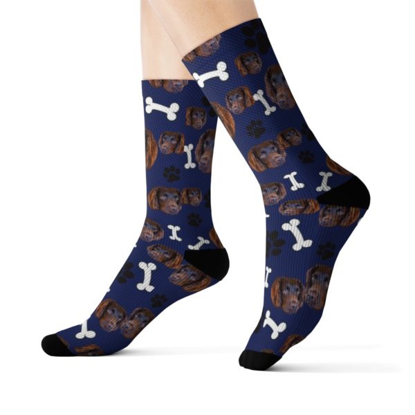 Custom Johnny Woller Sublimation Socks - Image 4