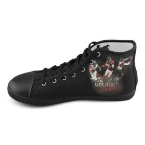 Atlanta falcons team high top custom shoes for kids