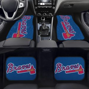 Atlanta Braves Car Floor Mat Front and Back