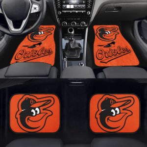 Baltimore Orioles Car Floor Mat Front and Back