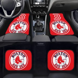 Boston Red Sox Car Floor Mat Front and Back