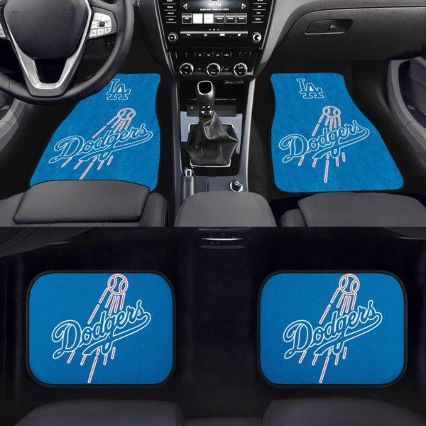 Los Angeles Dodgers Car Floor Mat Front and Back