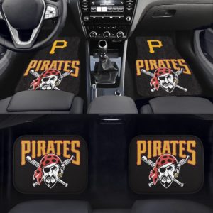 Pittsburgh Pirates Car Floor Mat Front and Back