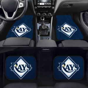 Tampa Bay Rays Car Floor Mat Front and Back