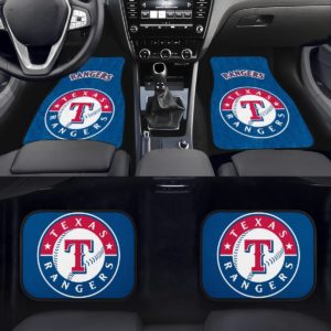 Texas Rangers Car Floor Mat Front and Back