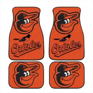 Baltimore Orioles Car Floor Mat Front and Back