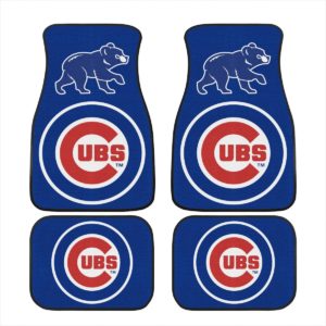 Chicago Cubs Car Floor Mat Front and Back