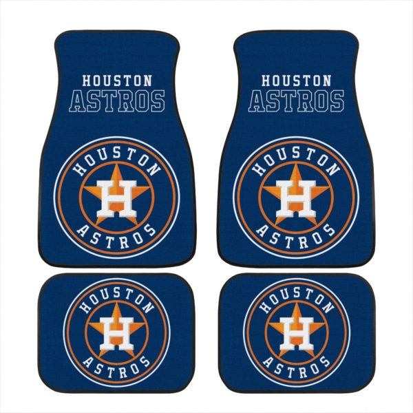 Houston Astros Car Floor Mat Front and Back - Image 4