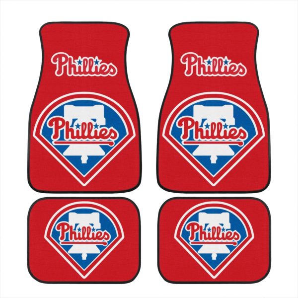 Philadelphia Phillies Car Floor Mat Front and Back - Image 5