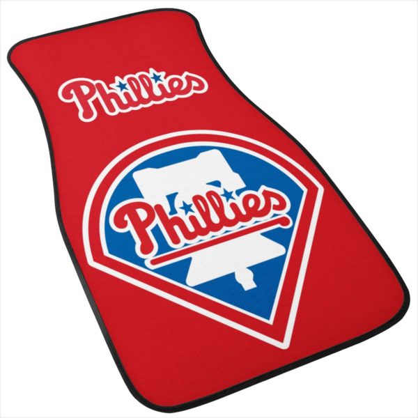 Philadelphia Phillies Car Floor Mat Front and Back - Image 4