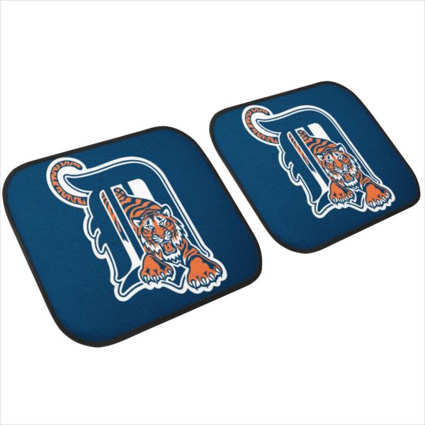 Detroit Tigers Car Floor Mat Front and Back - Image 4