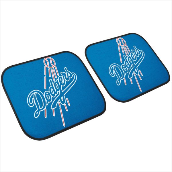 Los Angeles Dodgers Car Floor Mat Front and Back - Image 3