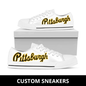 Pittsburgh Pirates High Low Top Fan Custom Running Shoes Sneakers Trainers Ladies Kids Men Gift