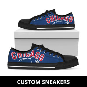 Chicago Cubs High Low Top Fan Custom Running Shoes Sneakers Trainers Ladies Kids Men Gift