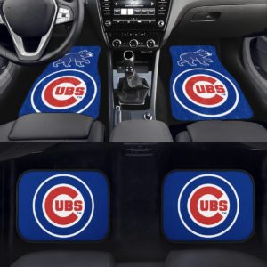 Chicago Cubs Car Floor Mat Front and Back