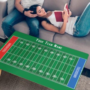 American football custom team field coffee table