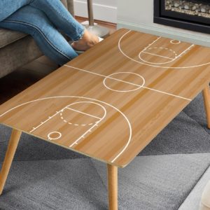 Basketball court coffee table