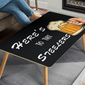 to the steelers custom made table