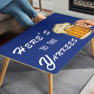 to the yankees custom made table