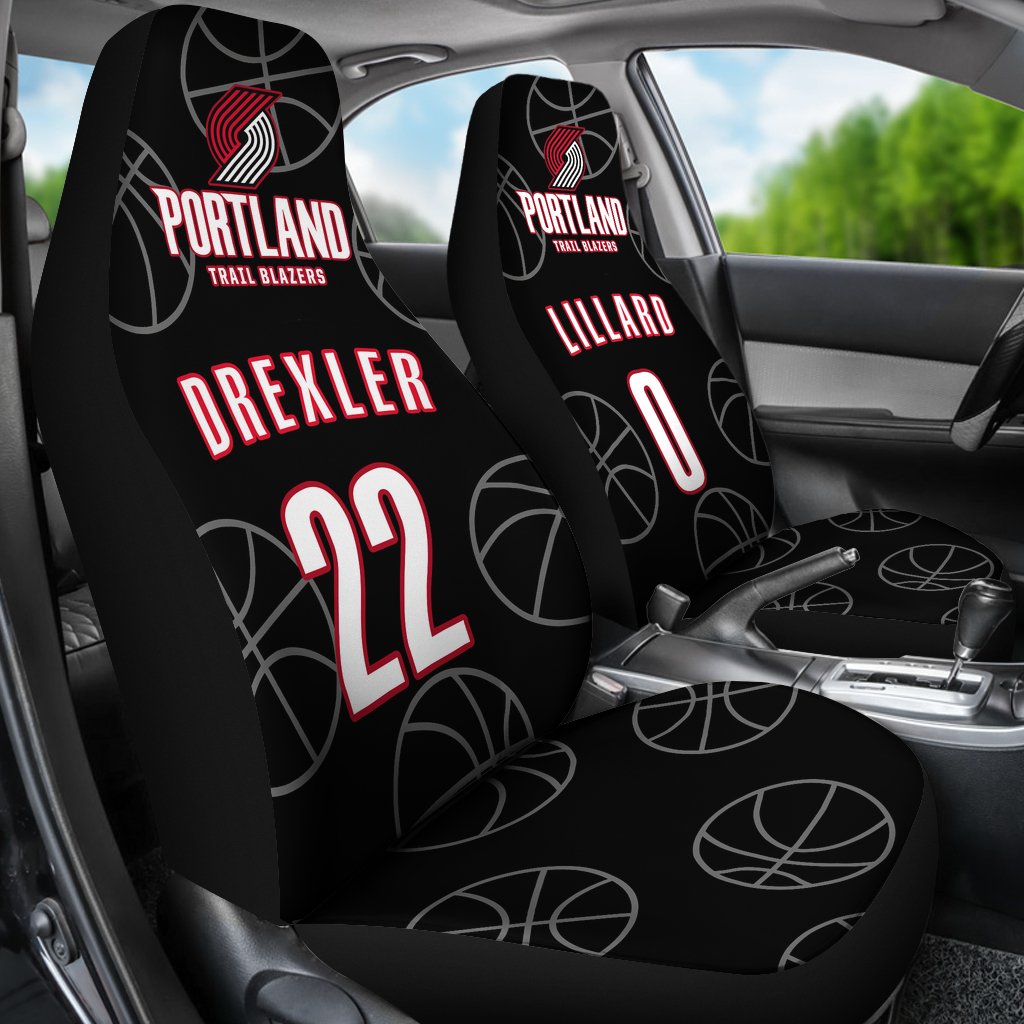 Portland Trail Blazers pair of car seat Covers ...