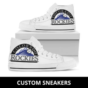 Colorado Rockies High Low Top Fan Custom Running Shoes Sneakers Trainers Ladies Kids Men Gift