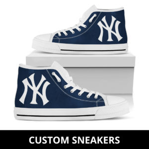 New York Yankees High Low Top Fan Custom Running Shoes Sneakers Trainers Ladies Kids Men Gift