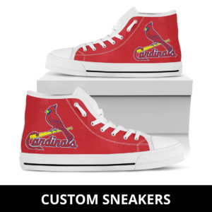 St. Louis Cardinals High Low Top Fan Custom Running Shoes Sneakers Trainers Ladies Kids Men Gift