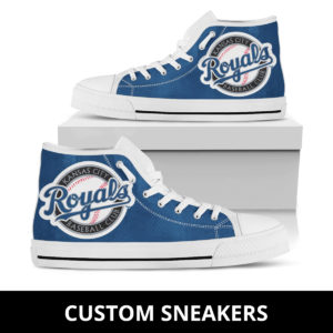 Kansas City Royals High Low Top Fan Custom Running Shoes Sneakers Trainers Ladies Kids Men Gift