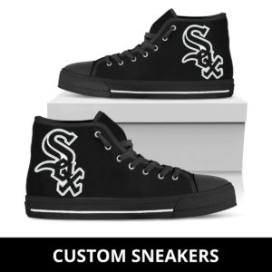 Chicago White Sox High Low Top Fan Custom Running Shoes Sneakers Trainers Ladies Kids Men Gift