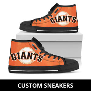 San Francisco Giants High Low Top Fan Custom Running Shoes Sneakers Trainers Ladies Kids Men Gift