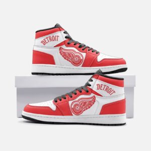 Detroit Red Wings Fan Unofficial Handmade Shoes, sneakers, trainers Unisex, Jordan Style custom shoes