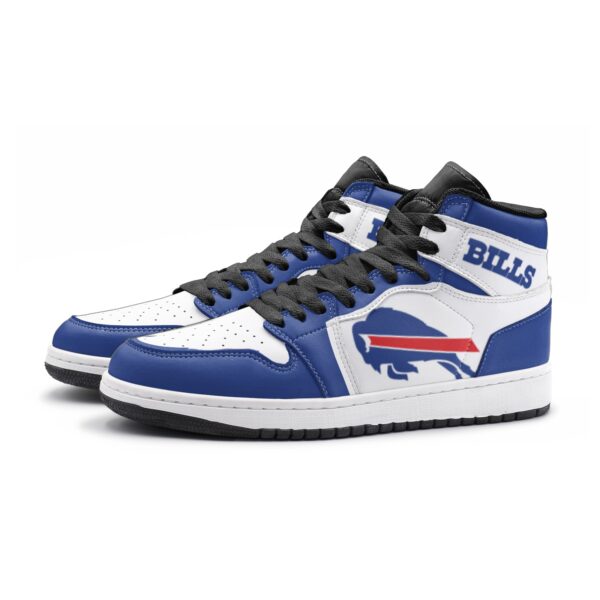 Buffalo Bills Fan Unofficial Handmade Shoes, sneakers, trainers Unisex, Jordan Style custom shoes - Image 2