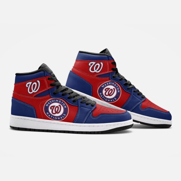 Washington Nationals Fan Unofficial Handmade Shoes, sneakers, trainers Unisex, Jordan Style custom shoes - Image 2