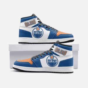 Edmonton Oilers Fan Unofficial Handmade Shoes, sneakers, trainers Unisex, Jordan Style custom shoes