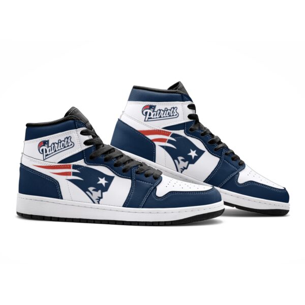 New England Patriots Fan Unofficial Handmade Shoes, sneakers, trainers Unisex, Jordan Style custom shoes - Image 3