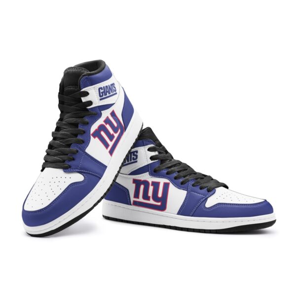 New York Giants Fan Unofficial Handmade Shoes, sneakers, trainers Unisex, Jordan Style custom shoes - Image 2