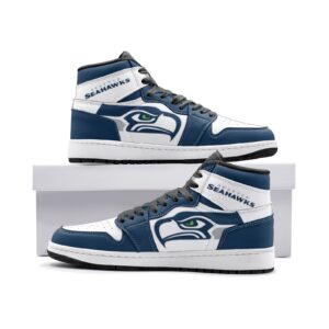 Seattle Seahawks Fan Unofficial Handmade Shoes, sneakers, trainers Unisex, Jordan Style custom shoes