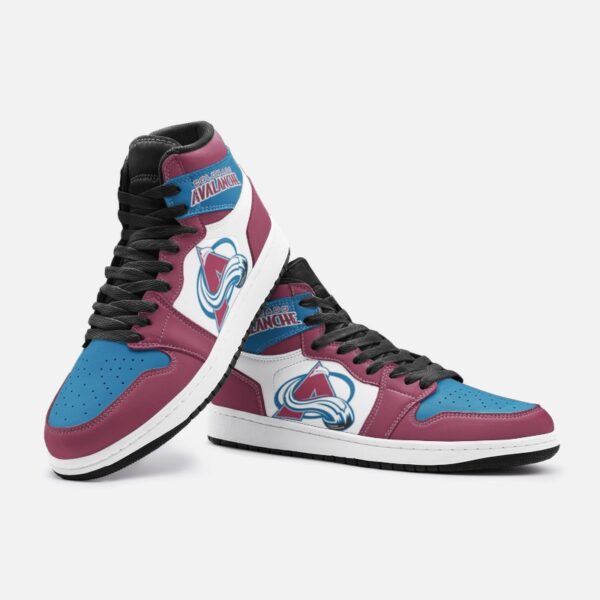 Colorado Avalanche Fan Unofficial Handmade Shoes, sneakers, trainers Unisex, Jordan Style custom shoes - Image 3