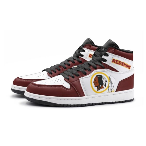 Washington Redskins Fan Unofficial Handmade Shoes, sneakers, trainers Unisex, Jordan Style custom shoes - Image 4