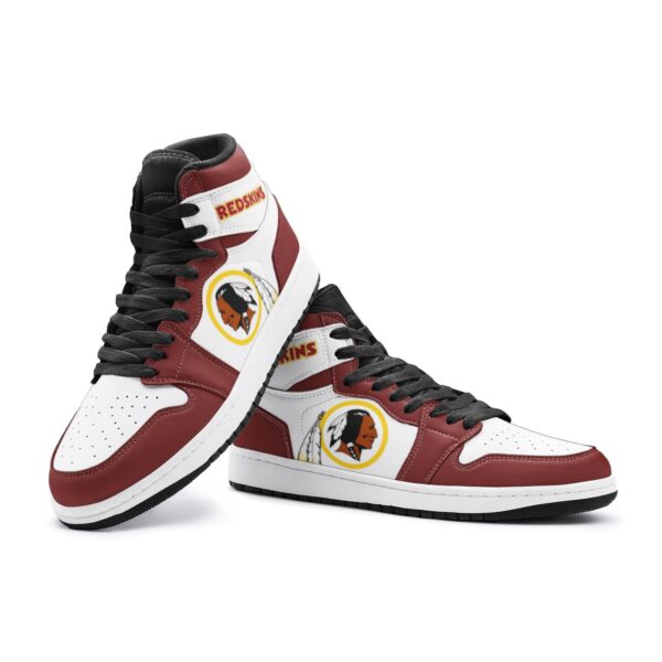 Washington Redskins Fan Unofficial Handmade Shoes, sneakers, trainers Unisex, Jordan Style custom shoes - Image 2