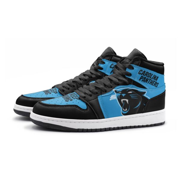 Carolina Panthers Fan Unofficial Handmade Shoes, sneakers, trainers Unisex, Jordan Style custom shoes - Image 4