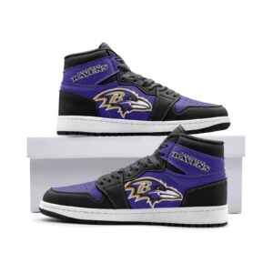 Baltimore Ravens Fan Unofficial Handmade Shoes, sneakers, trainers Unisex, Jordan Style custom shoes