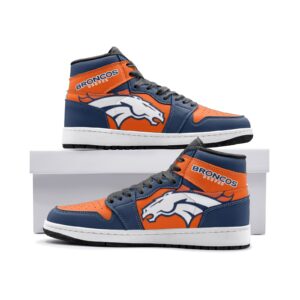 Denver Broncos Fan Unofficial Handmade Shoes, sneakers, trainers Unisex, Jordan Style custom shoes