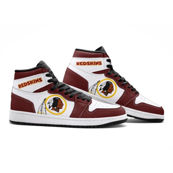 Washington Redskins Fan Unofficial Handmade Shoes, sneakers, trainers Unisex, Jordan Style custom shoes - Image 3