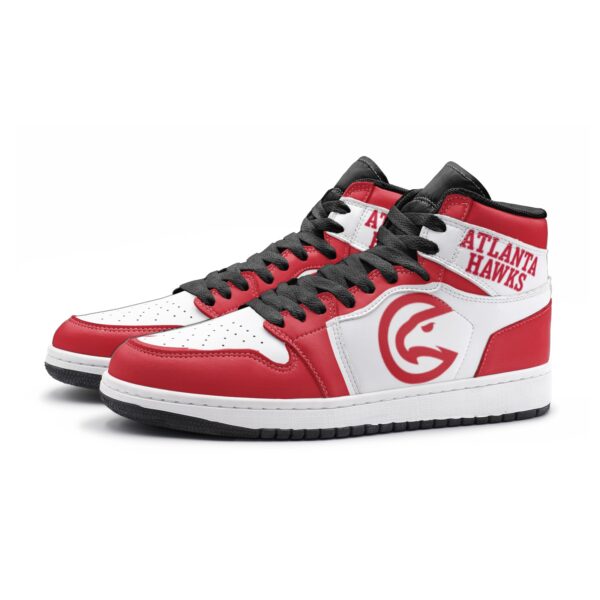 Atlanta Hawks Fan Unofficial Handmade Shoes, sneakers, trainers Unisex, Jordan Style custom shoes - Image 3