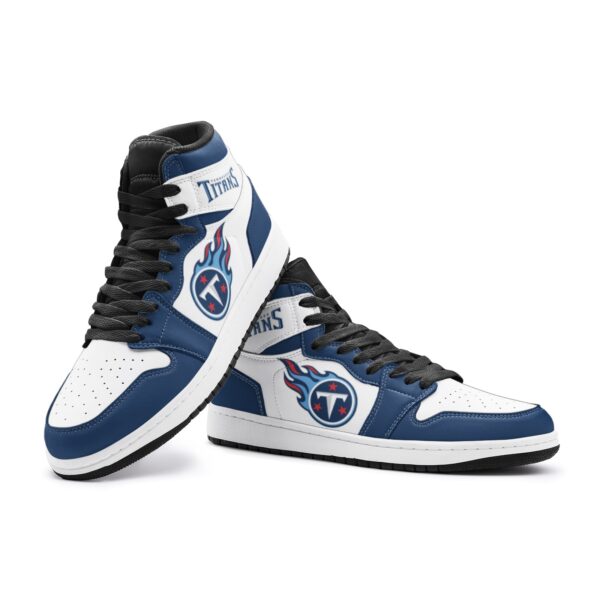 Tennessee Titans Fan Unofficial Handmade Shoes, sneakers, trainers Unisex, Jordan Style custom shoes - Image 3