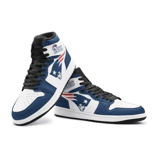 New England Patriots Fan Unofficial Handmade Shoes, sneakers, trainers Unisex, Jordan Style custom shoes - Image 4